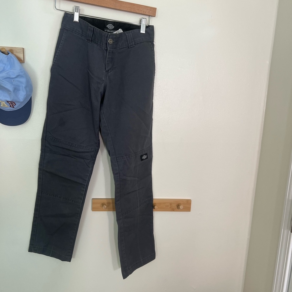 Dickies Men’s Black Cargo straight leg Work Pants size women’s 00 good condition